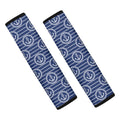 Nautical Anchor Pattern Print Car Seat Belt Covers