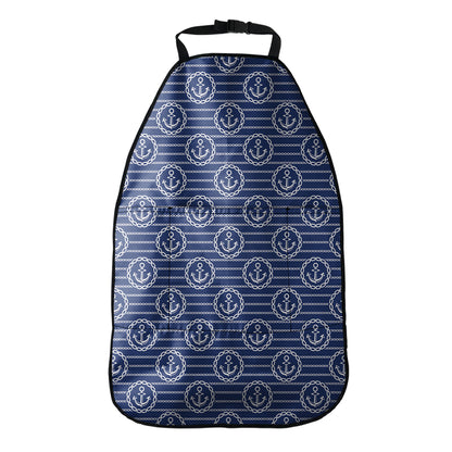 Nautical Anchor Pattern Print Car Seat Organizers