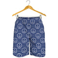 Nautical Anchor Pattern Print Men's Shorts