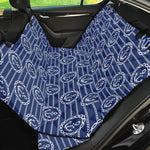 Nautical Anchor Pattern Print Pet Car Back Seat Cover