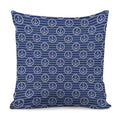 Nautical Anchor Pattern Print Pillow Cover