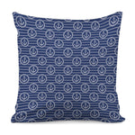 Nautical Anchor Pattern Print Pillow Cover