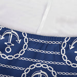 Nautical Anchor Pattern Print Sofa Cover