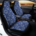 Nautical Anchor Pattern Print Universal Fit Car Seat Covers