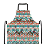 Navajo Geometric Pattern Print Apron