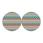 Navajo Geometric Pattern Print Car Coasters