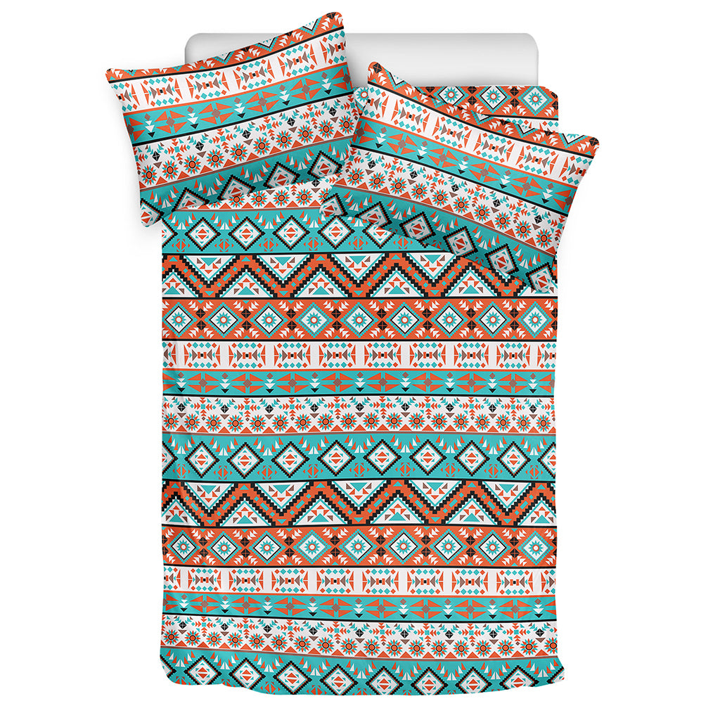 Navajo Geometric Pattern Print Duvet Cover Bedding Set