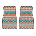 Navajo Geometric Pattern Print Front Car Floor Mats