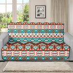 Navajo Geometric Pattern Print Futon Protector