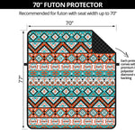 Navajo Geometric Pattern Print Futon Protector