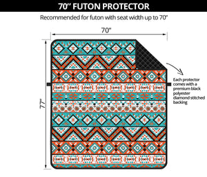 Navajo Geometric Pattern Print Futon Protector