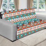 Navajo Geometric Pattern Print Futon Protector