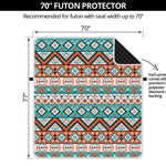 Navajo Geometric Pattern Print Futon Protector