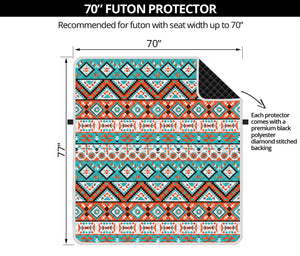 Navajo Geometric Pattern Print Futon Protector