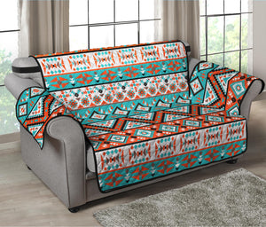 Navajo Geometric Pattern Print Loveseat Protector