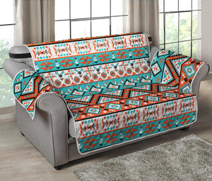 Navajo Geometric Pattern Print Loveseat Protector