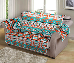 Navajo Geometric Pattern Print Loveseat Protector