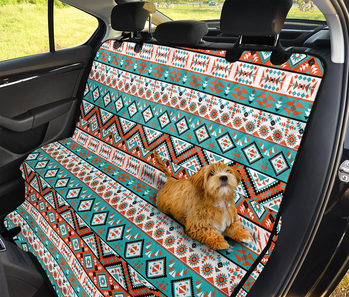Navajo Geometric Pattern Print Pet Car Back Seat Cover