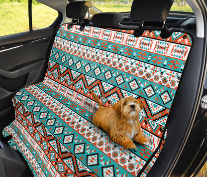 Navajo Geometric Pattern Print Pet Car Back Seat Cover