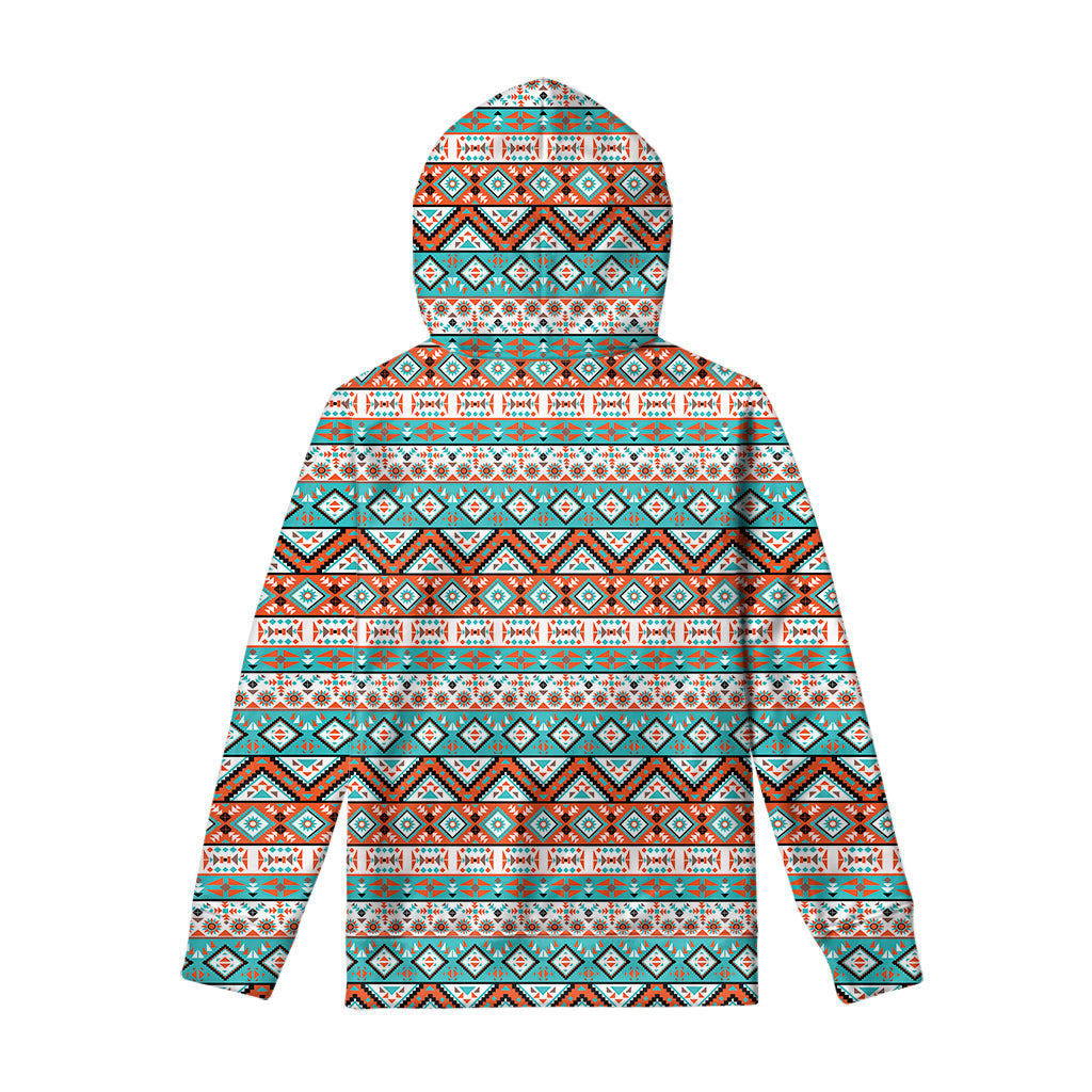 Navajo Geometric Pattern Print Pullover Hoodie