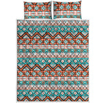 Navajo Geometric Pattern Print Quilt Bed Set
