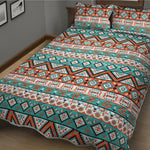 Navajo Geometric Pattern Print Quilt Bed Set