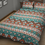 Navajo Geometric Pattern Print Quilt Bed Set