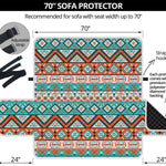 Navajo Geometric Pattern Print Sofa Protector