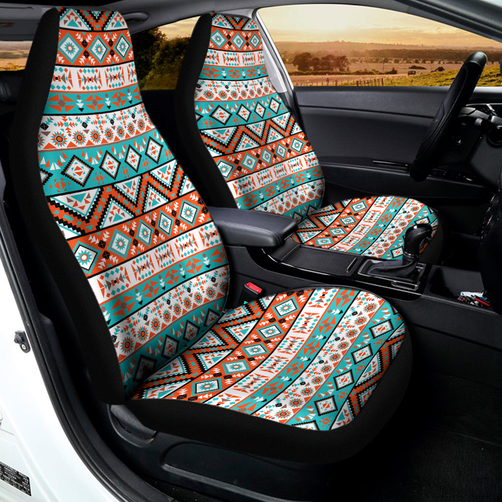 Navajo Geometric Pattern Print Universal Fit Car Seat Covers