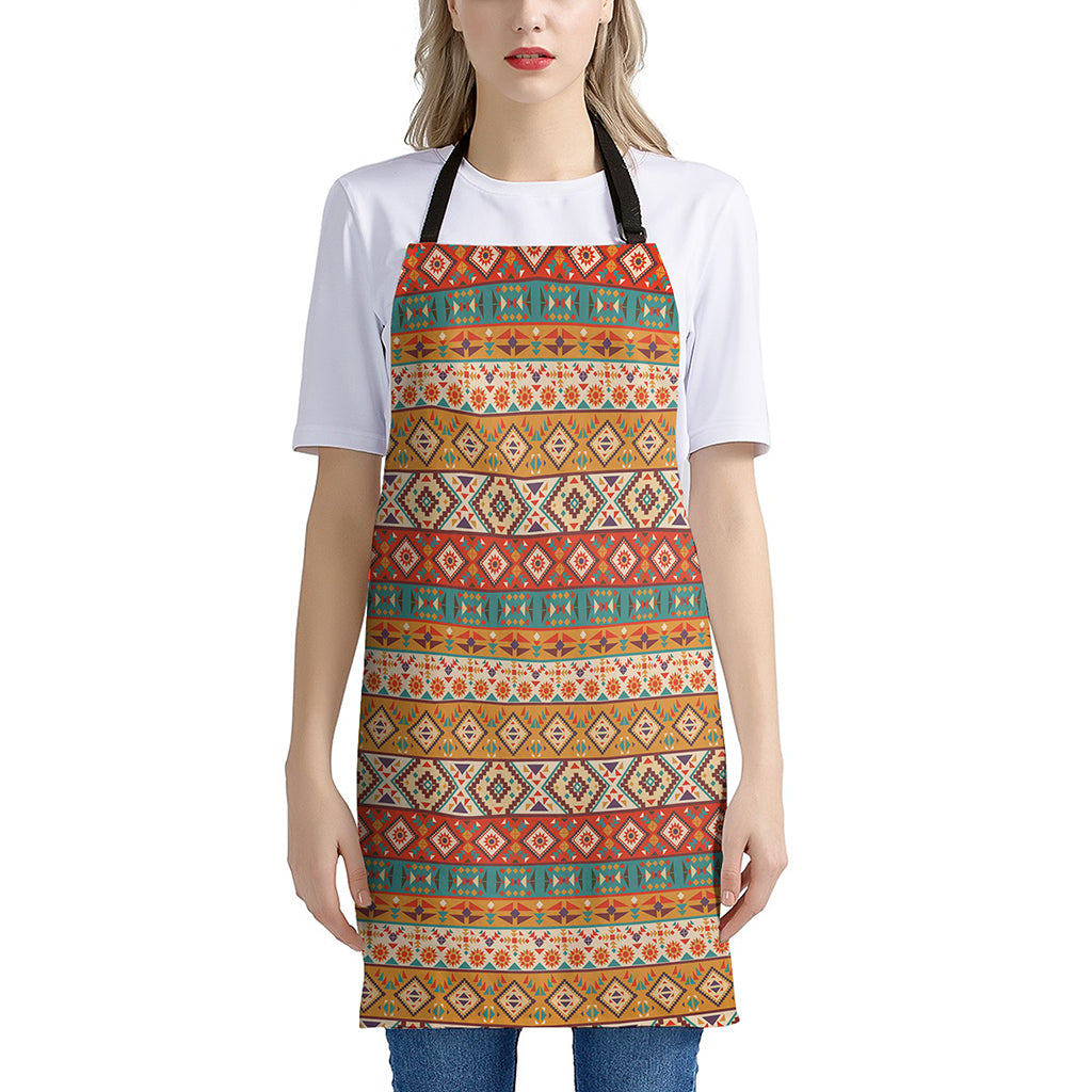 Navajo Native Pattern Print Apron