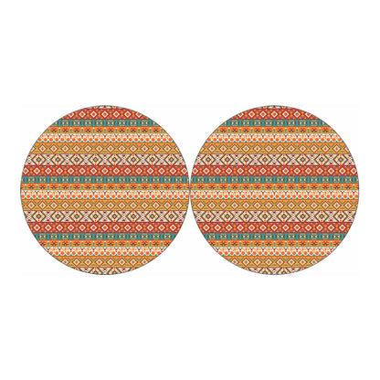 Navajo Native Pattern Print Car Coasters