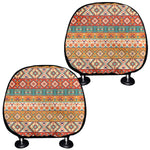 Navajo Native Pattern Print Car Headrest Covers