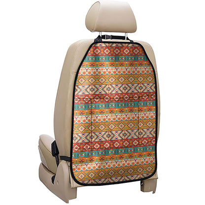 Navajo Native Pattern Print Car Seat Organizers