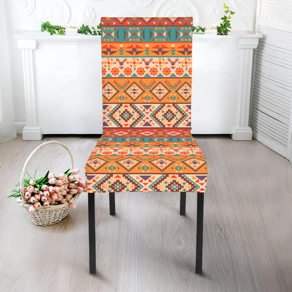Navajo Native Pattern Print Dining Chair Slipcover
