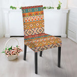 Navajo Native Pattern Print Dining Chair Slipcover