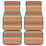 Navajo Native Pattern Print Front and Back Car Floor Mats