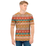 Navajo Native Pattern Print Men's T-Shirt