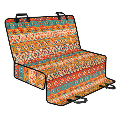 Navajo Native Pattern Print Pet Car Back Seat Cover