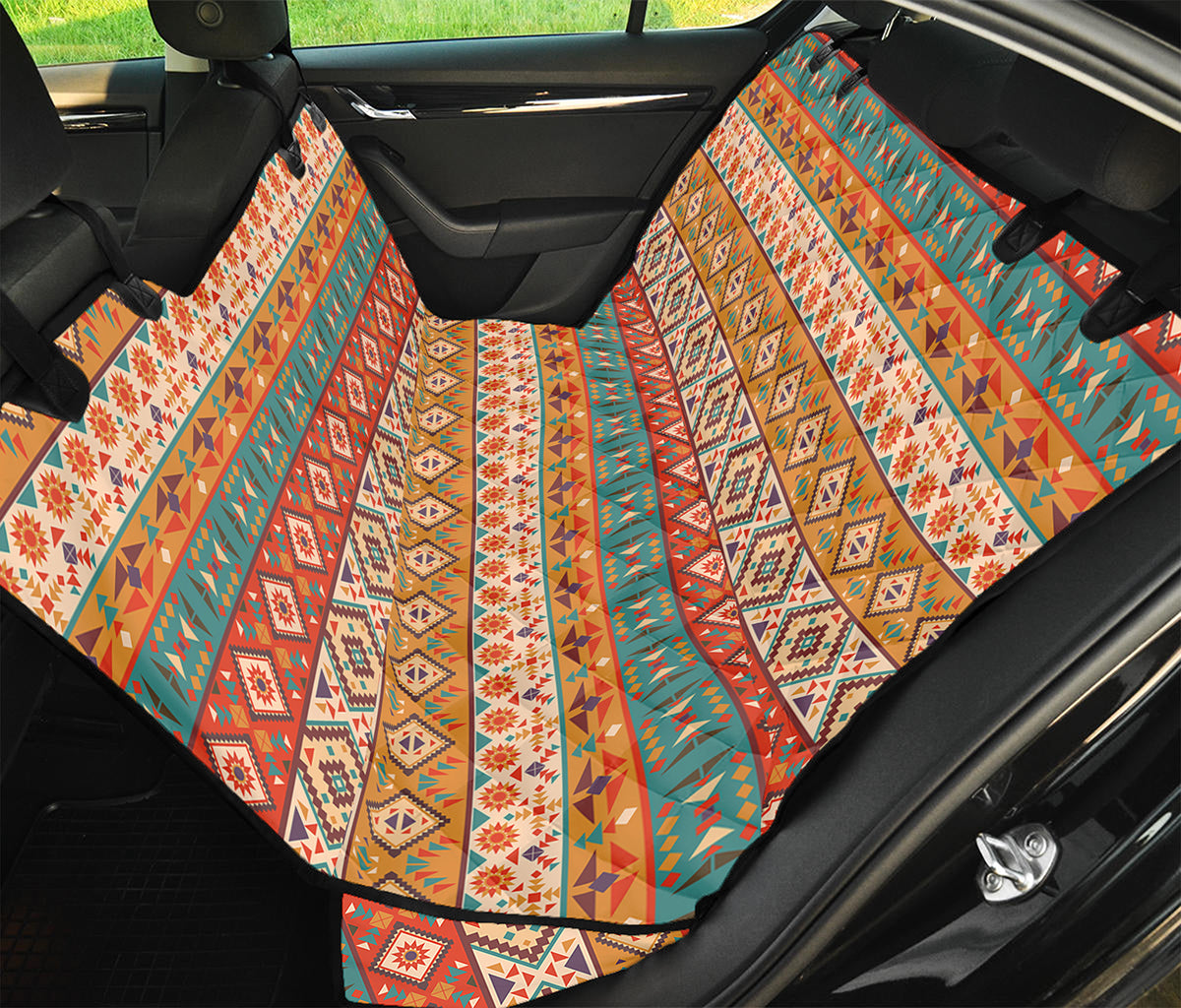 Navajo Native Pattern Print Pet Car Back Seat Cover