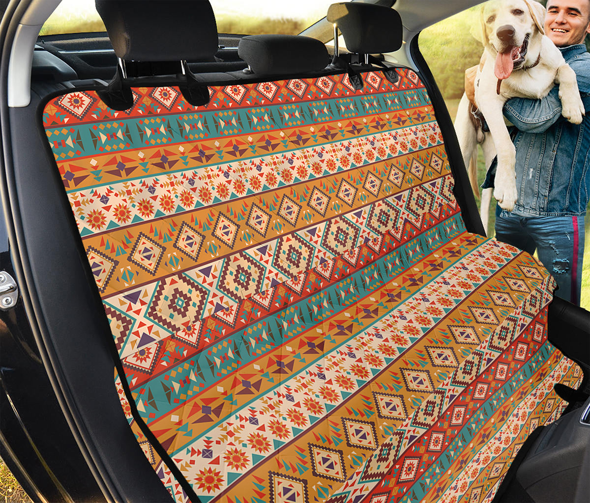 Navajo Native Pattern Print Pet Car Back Seat Cover