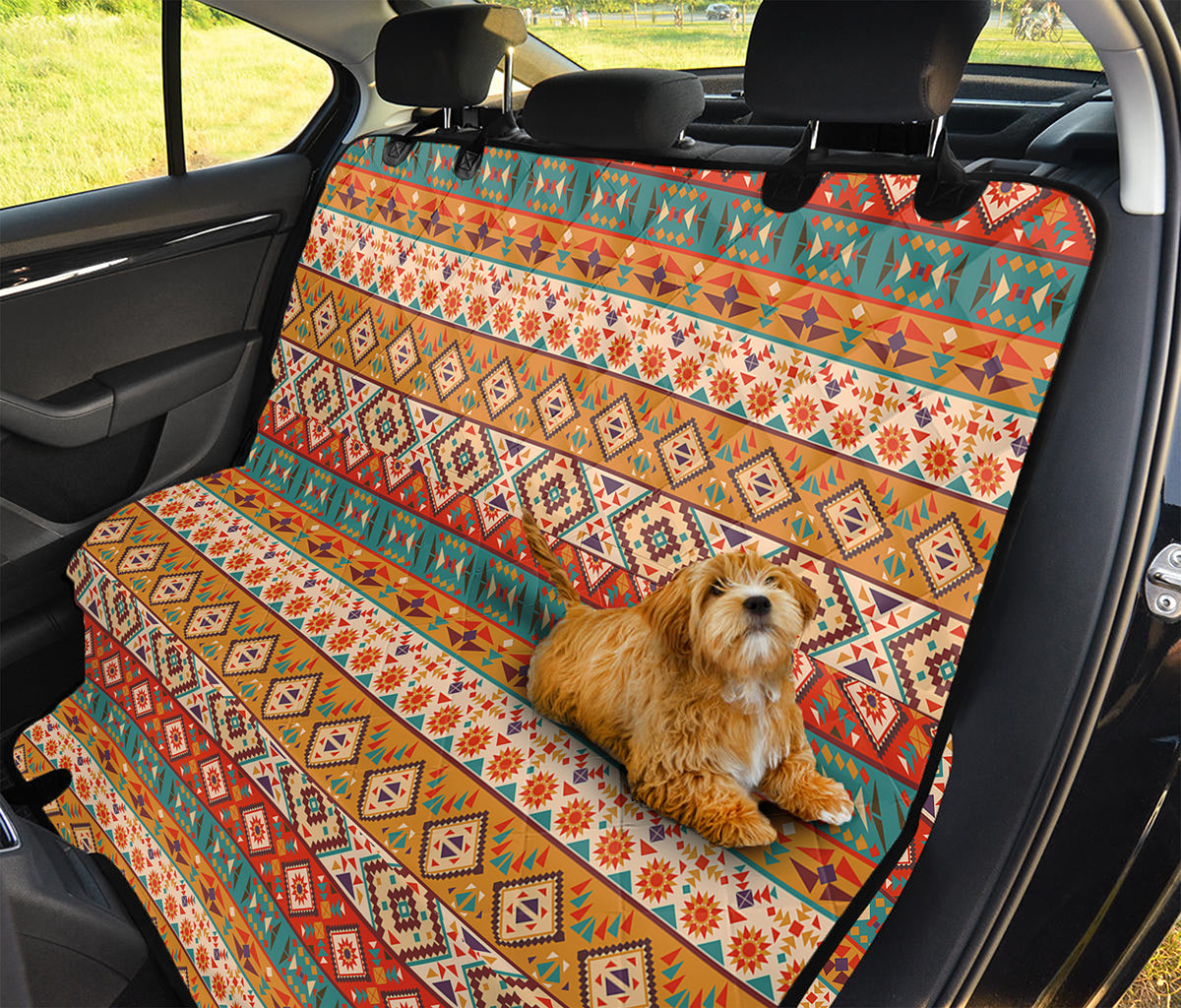 Navajo Native Pattern Print Pet Car Back Seat Cover