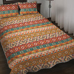 Navajo Native Pattern Print Quilt Bed Set