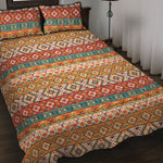 Navajo Native Pattern Print Quilt Bed Set