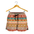 Navajo Native Pattern Print Women's Shorts