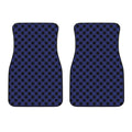 Navy And Black Buffalo Plaid Print Front Car Floor Mats