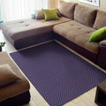Navy And Pink Zigzag Pattern Print Floor Mat