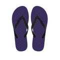 Navy And Pink Zigzag Pattern Print Flip Flops
