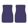 Navy And Pink Zigzag Pattern Print Front Car Floor Mats