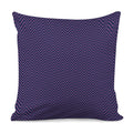 Navy And Pink Zigzag Pattern Print Pillow Cover