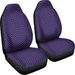 Navy And Pink Zigzag Pattern Print Universal Fit Car Seat Covers